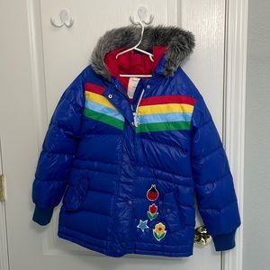 Hanna Andresson winter jacket. Waterproof. No pet no smoke home. Bright colors